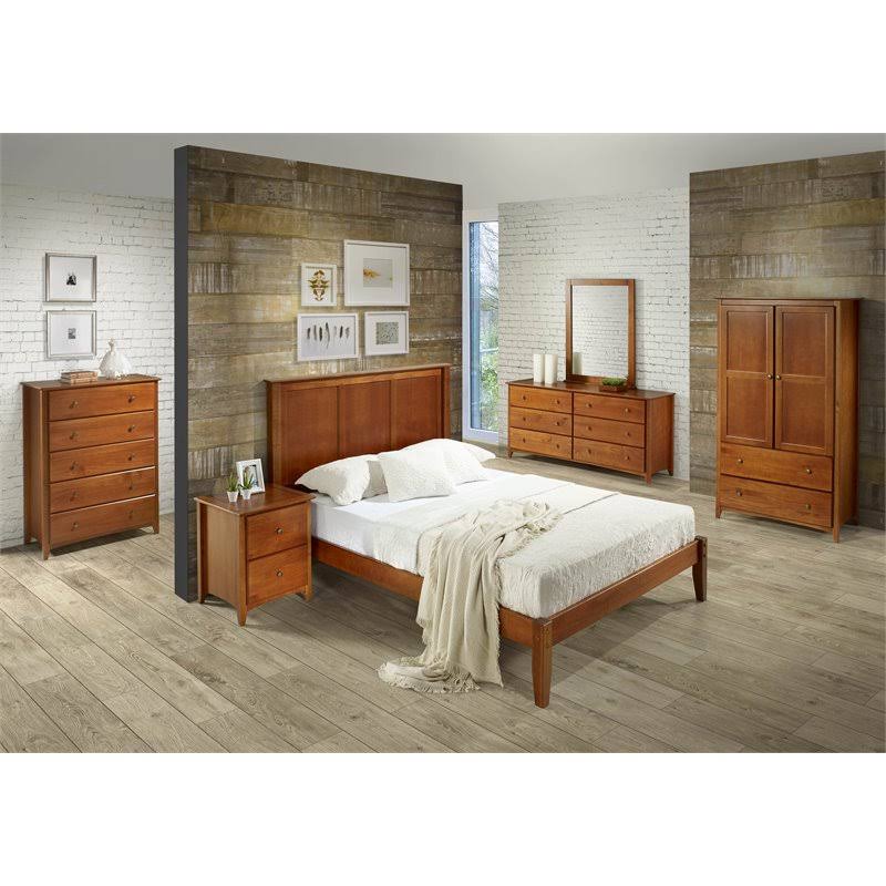Queen Size Platform Bed V93465