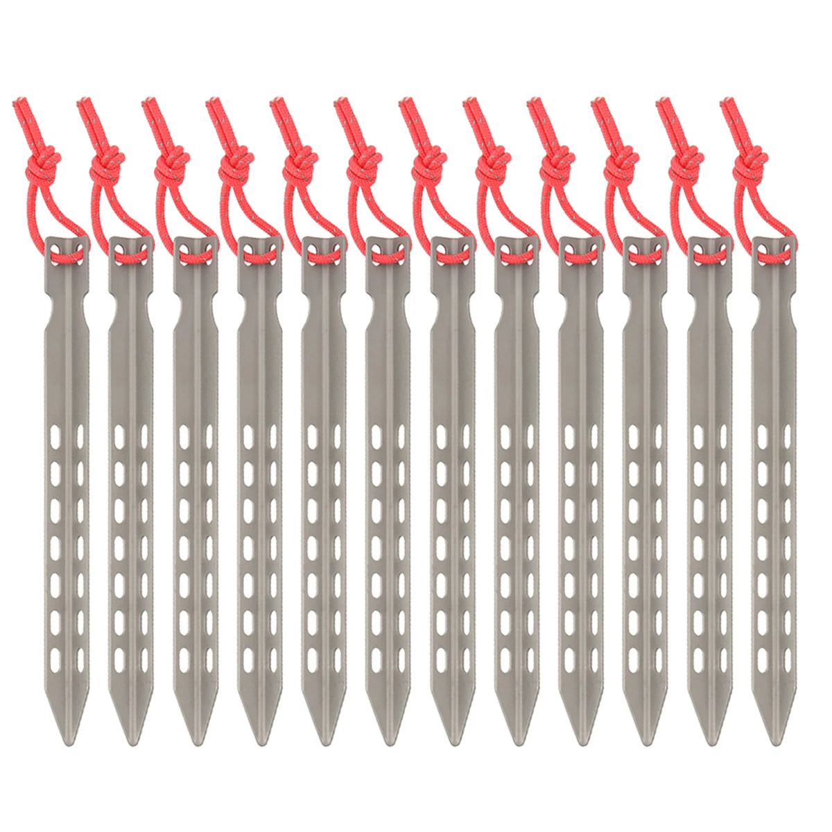 Windproof 6/8/12 V-shaped Alloy Tent Stakes E348474