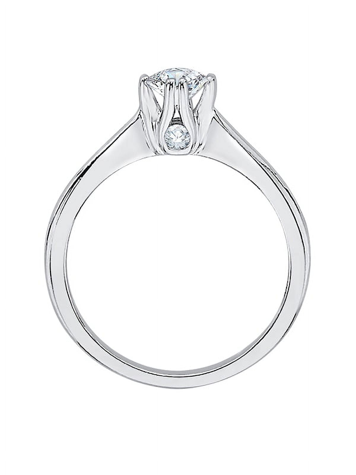 10K Gold Diamond Solitaire Engagement Ring T733369