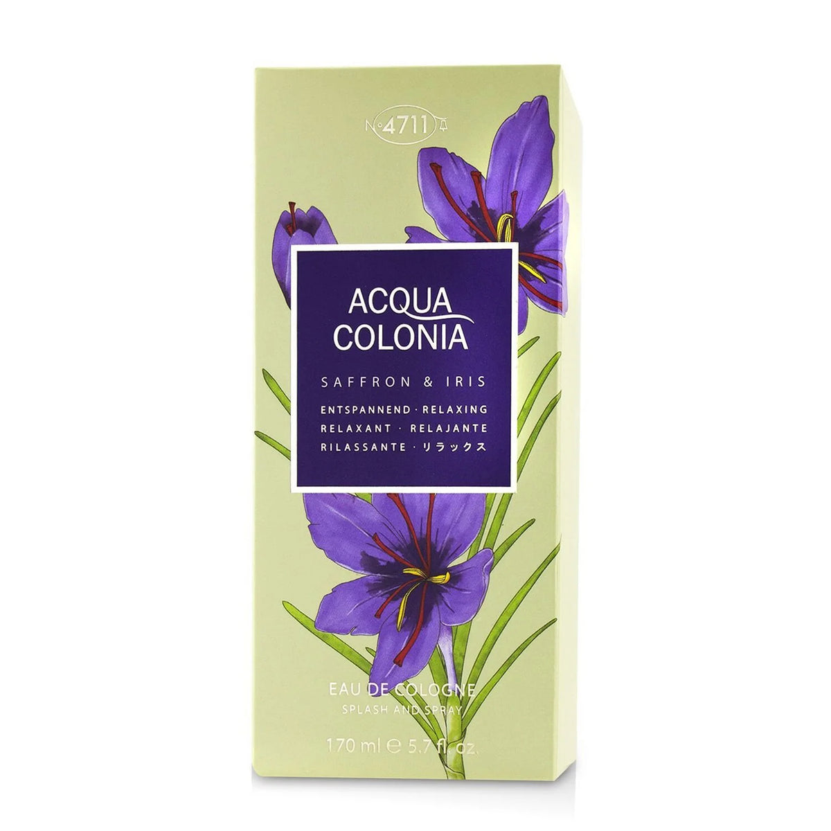 Saffron & Iris Eau De Cologne Spray 170ml Z4436