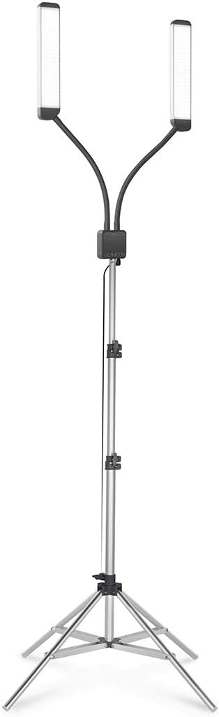 Portable LED Lighting Kit with Five-Stage Dimming (Black) W623