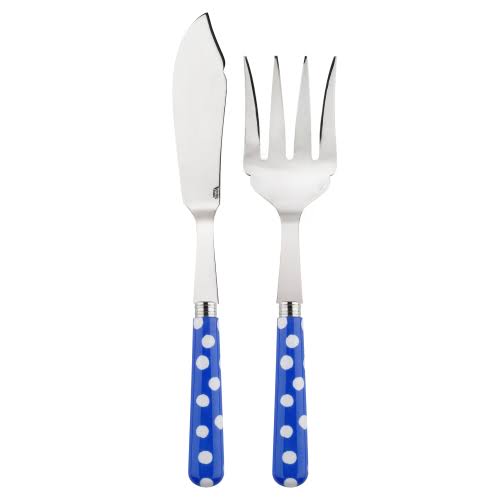 Lapis Blue Fish Serving Set I357