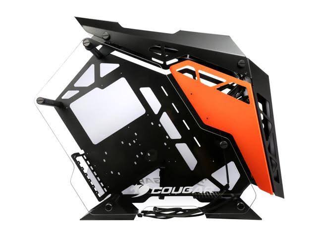 Aluminum ATX Mid Tower Tempered Glass Gaming Case with LED Fan S18338