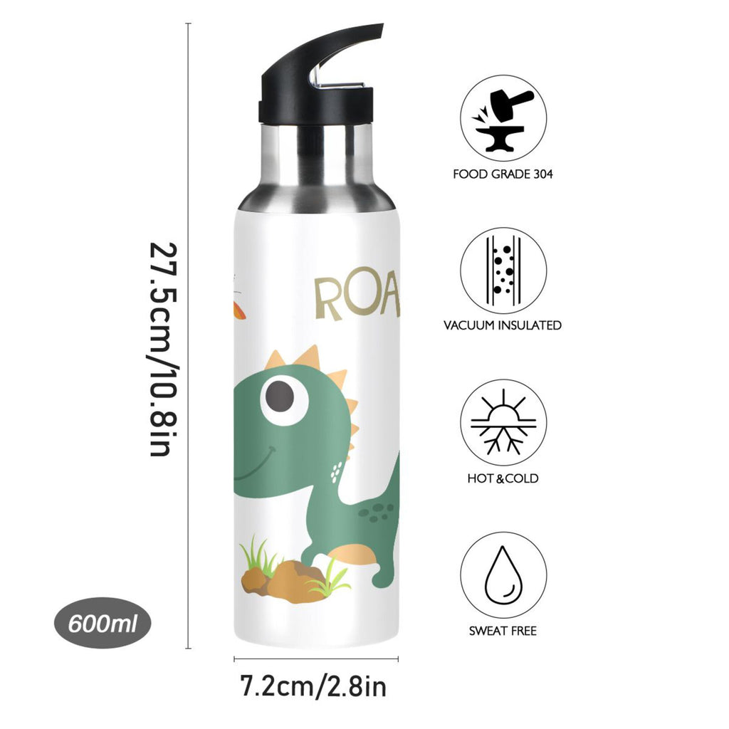 Stainless Steel Insulated Water Bottle with Straw Lid R431901