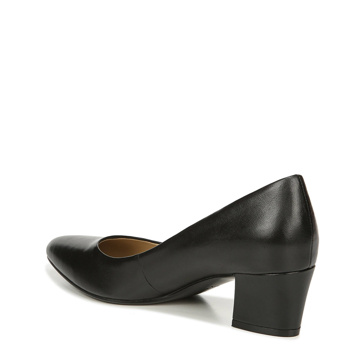 Black Leather Pumps Z55563