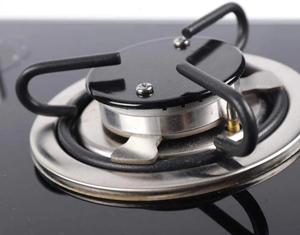 Gas Camping Stove 2 Burners with Tempered Glass Lids and Sink Comb M53248