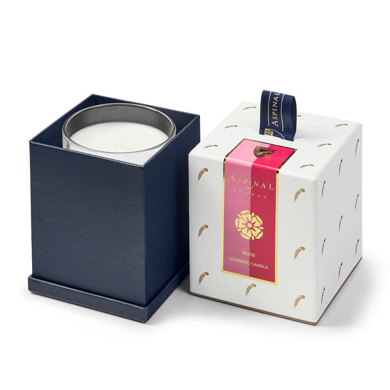 Large Scented Candle Rose T245038