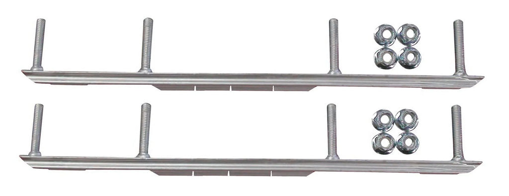 Orange Snowmobile Skis Complete Kit Y709