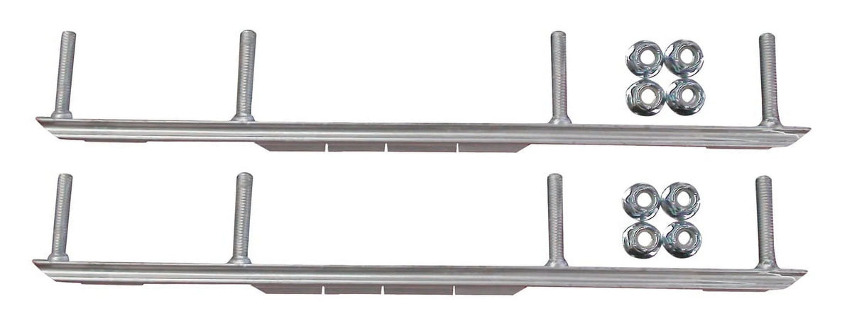 Orange Snowmobile Skis Complete Kit Y709