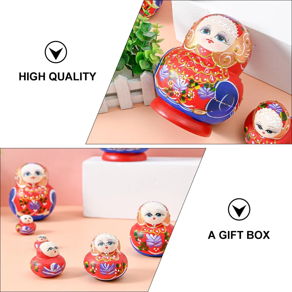 Wooden Matryoshka Dolls Nesting Russian Dolls C810549