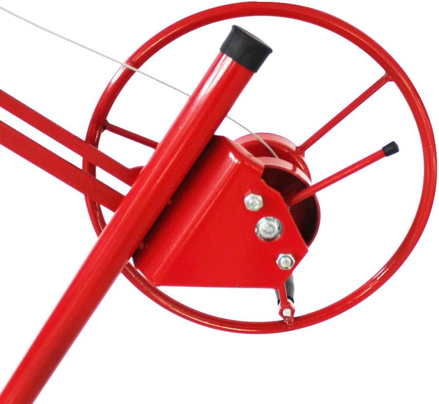 11 Feet 150 lbs Rolling Drywall Panel Lift Hoist Z847100