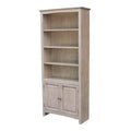 Washed Gray Taupe Standard Bookcase N311