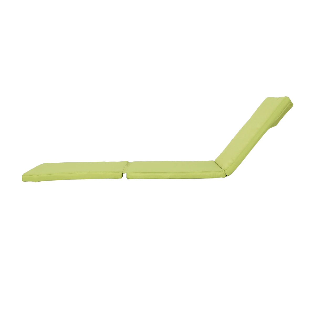 Green Water Resistant Fabric Chaise Lounge Cushion B1595