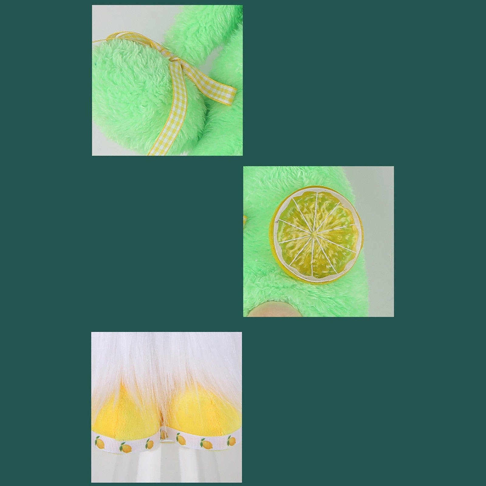 Lemon Plush Dwarf Doll Desktop Ornament H74474
