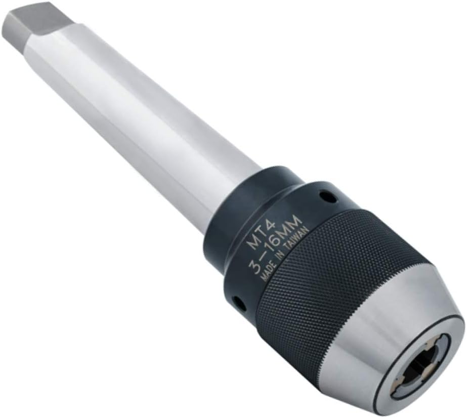 1/64"-1/2" Heavy Duty Keyless Drill Chuck with Integrated Shank S638098