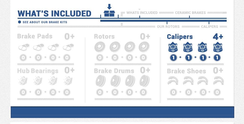 Brake Kit with Calipers and Hardware L751274