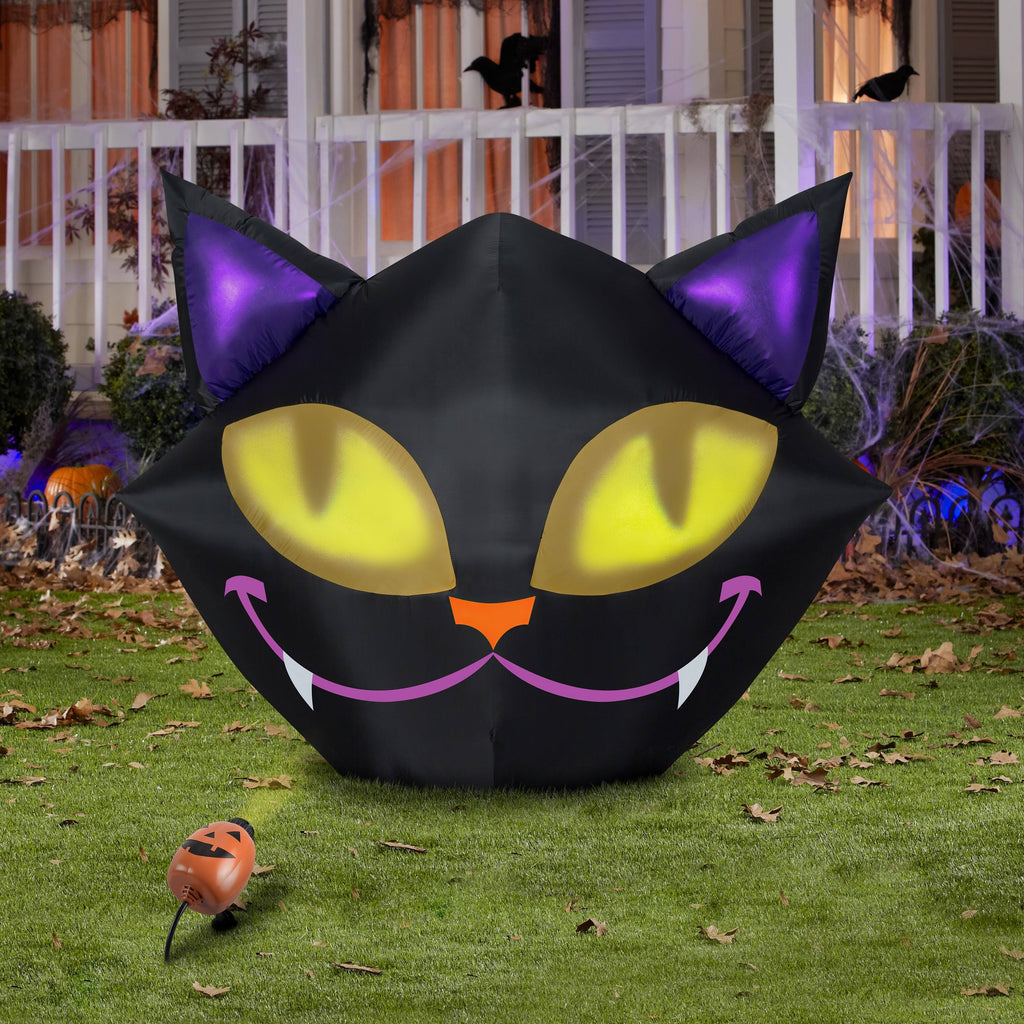 Smiling Cat Yard Inflatable 4 ft G67396