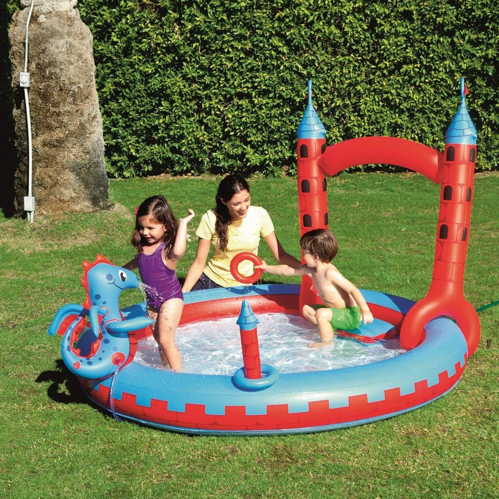 Inflatable Interactive Castle Play Pool U24620