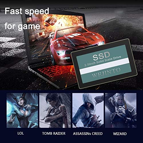 1TB SATAIII 2.5 inch 3D TLC NAND Internal Solid State Drive, Black, Pack of 2 Y15585