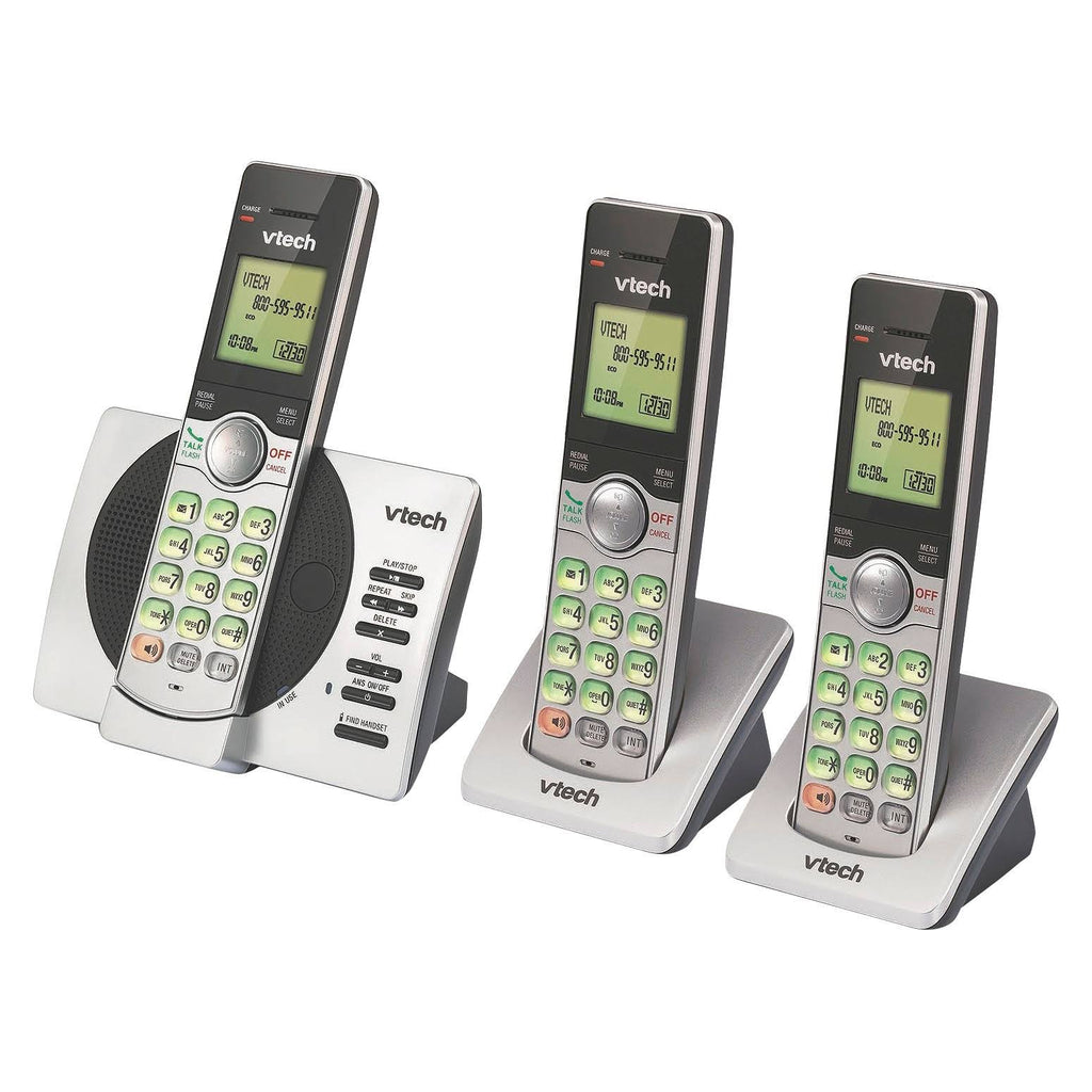 3-Handset Expandable Cordless Phone with Answering System C712