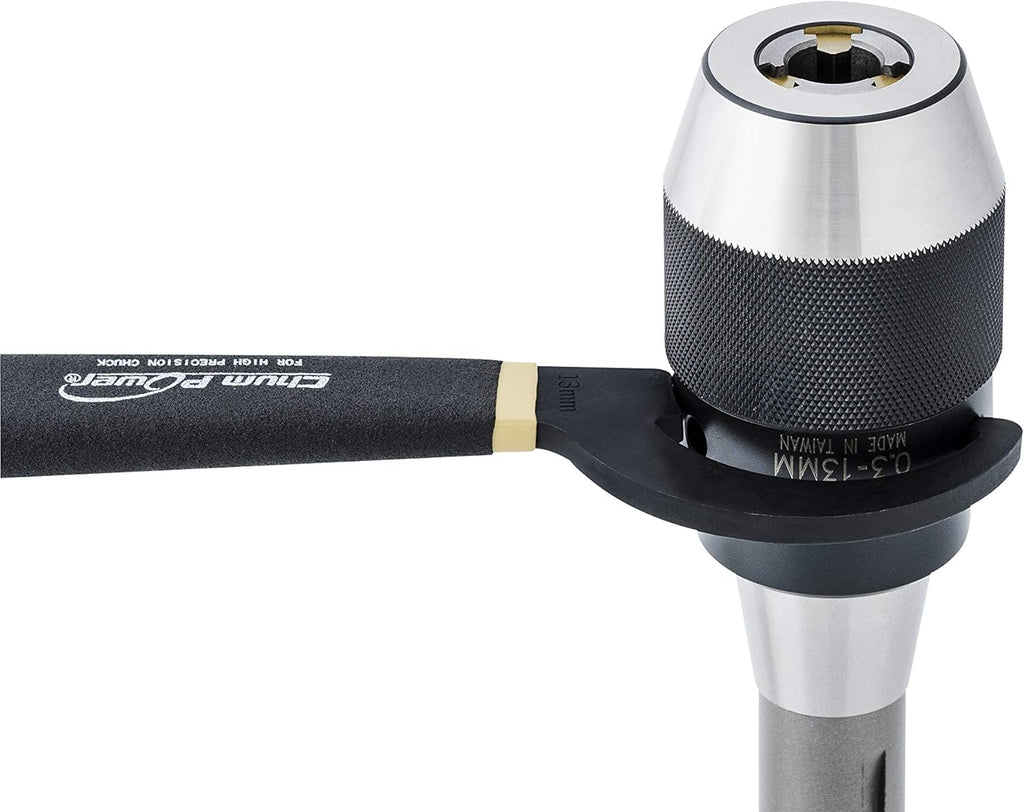 1/64"-1/2" Heavy Duty Keyless Drill Chuck with Integrated Shank S638098