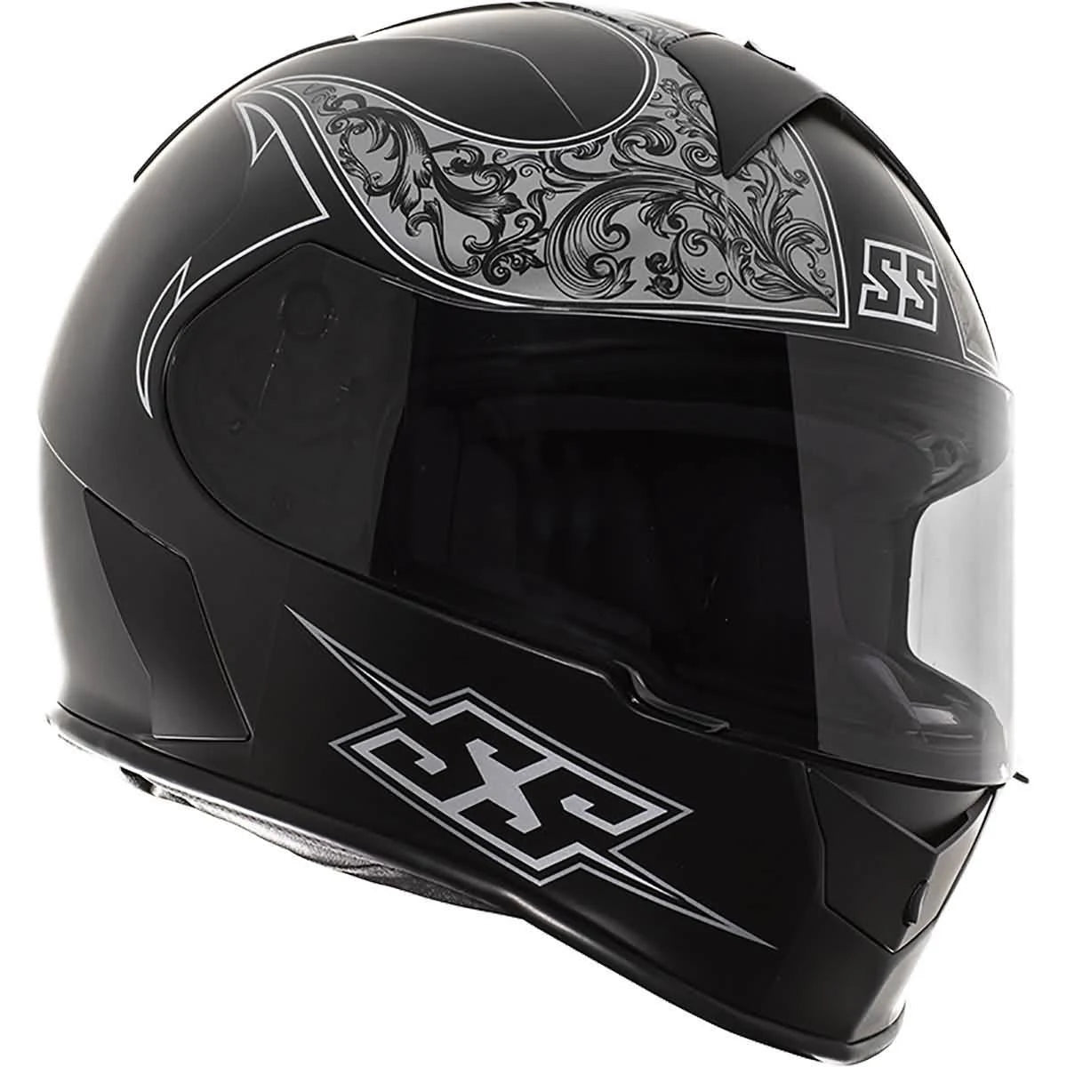 Black Gray Helmet U996