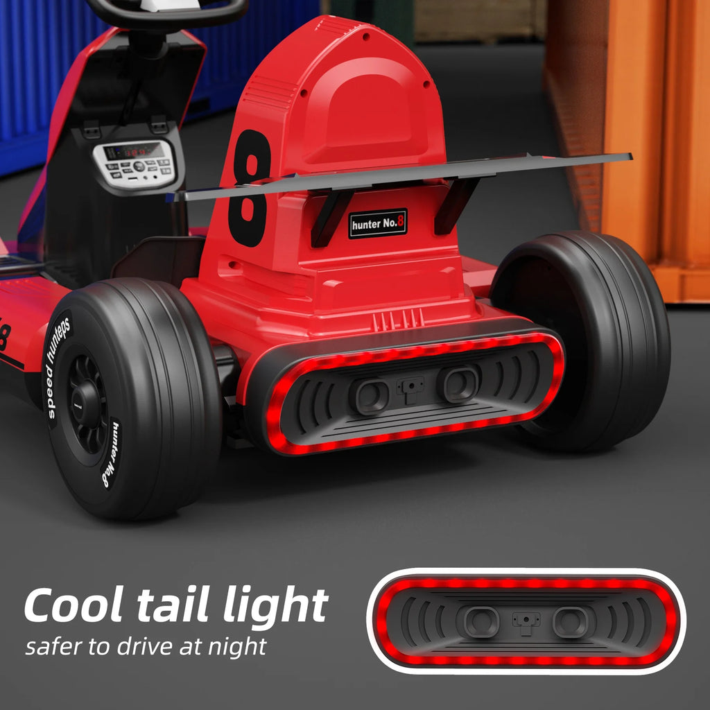 Red 12V7Ah Electric Drift Go Kart with Remote Control R833913