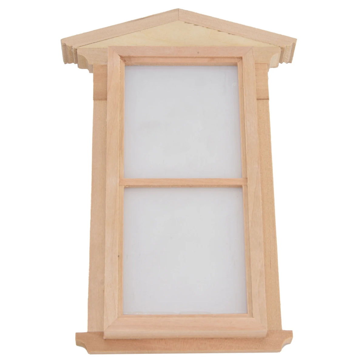 1:12 Wooden Unpainted Dollhouse Door Window Miniature Decoration Accessories L565