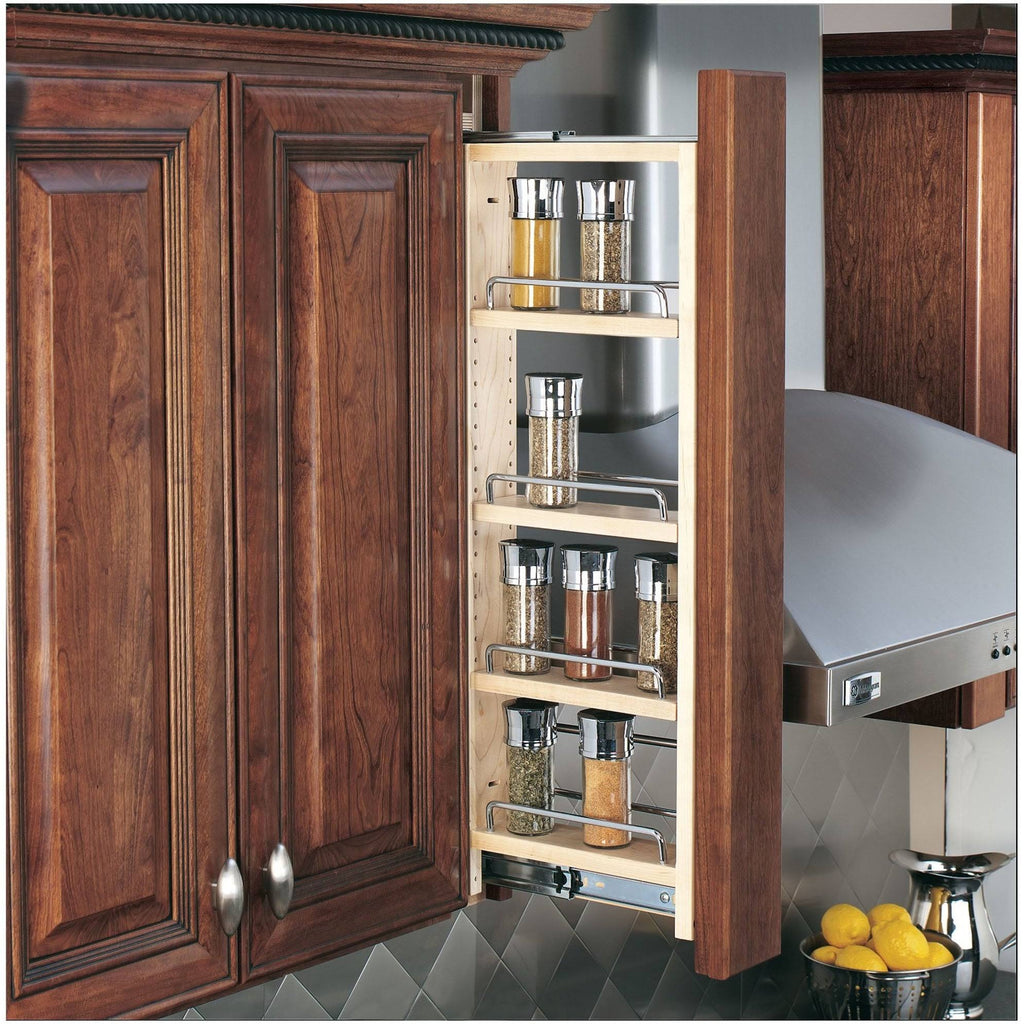 3 in. W x 30 in. H Pull-Out Cabinet Wall Filler with Soft-Close J7934