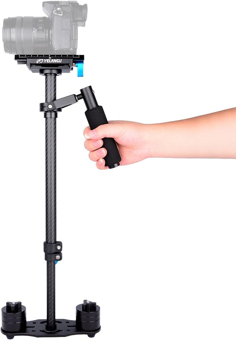 Black Carbon Fiber Handheld Camera Stabilizer U63917