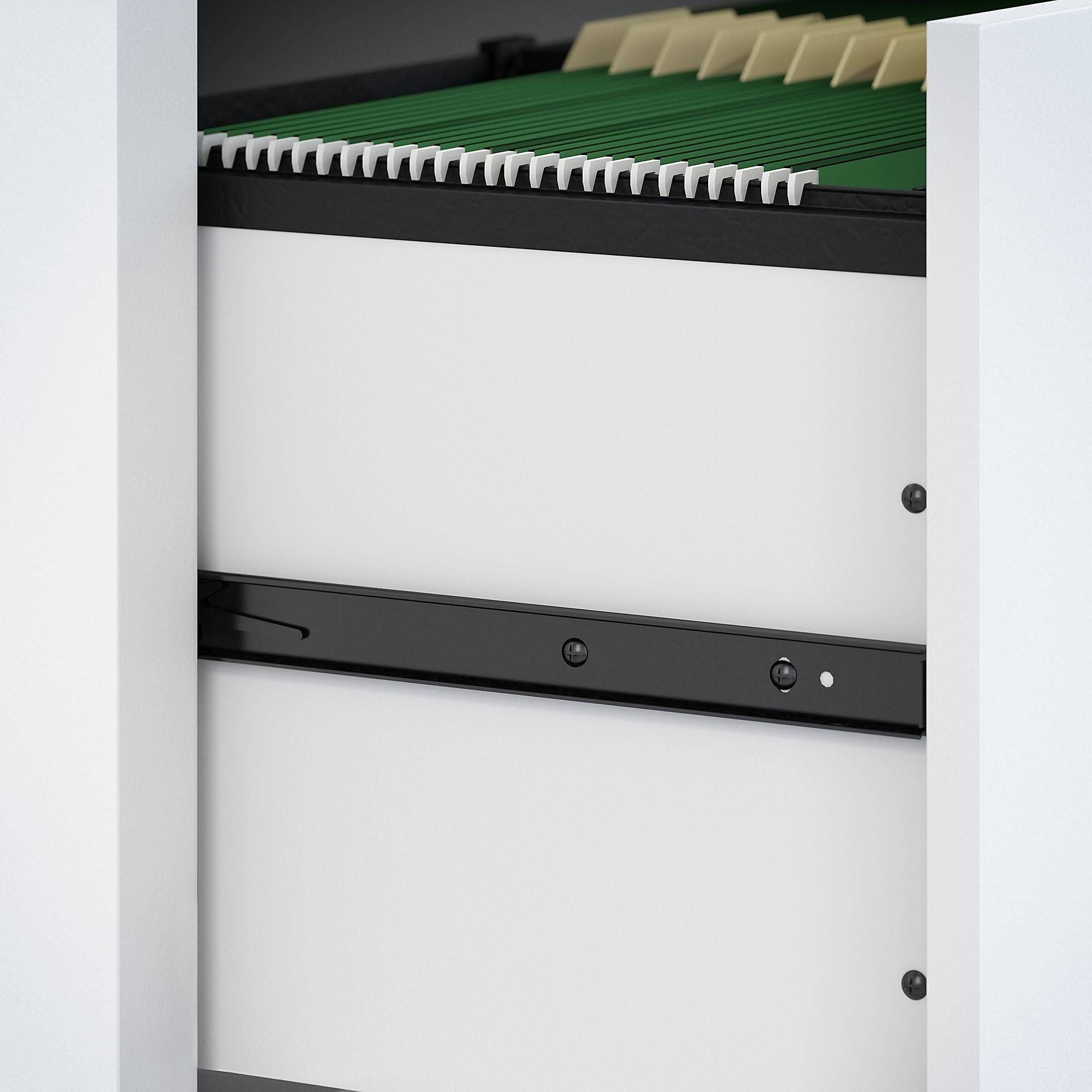 Gray Sand L Shaped Desk with Mobile File Cabinet X11049