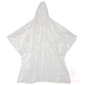 Clear Emergency Rain Ponchos with Hood Z468438