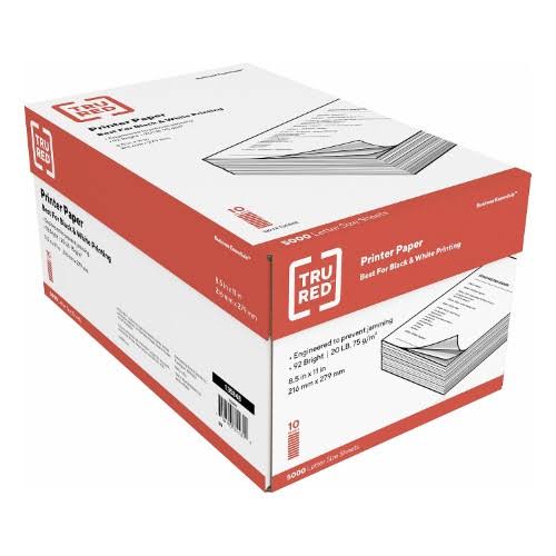 8.5x22 x 11x22 Printer Paper 20 lbs. 92 Brightness 500/Ream 10 Reams/Carton D413430