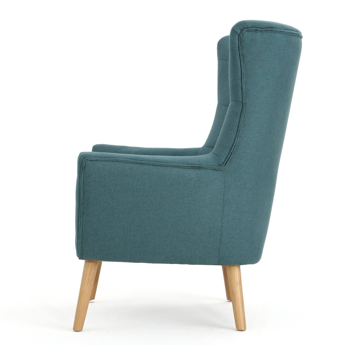 Dark Teal Fabric Club Chair X19867