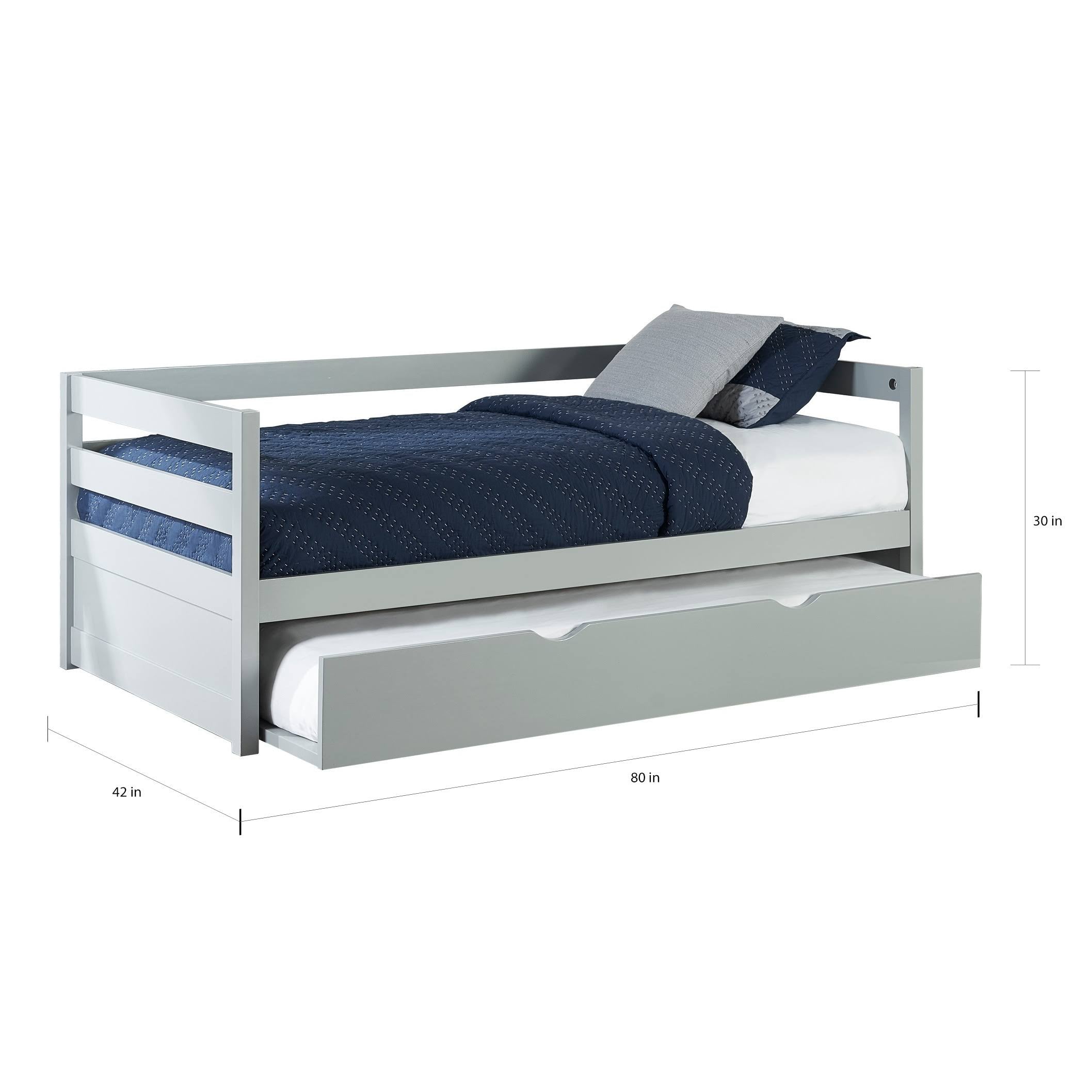 Gray Daybed with Trundle G19216