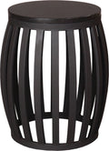 Black Metal Granite Stool A6035