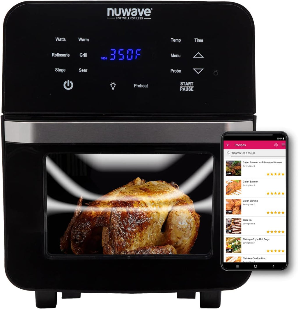 15.5-Qt Air Fryer Smart Oven with Rotisserie and Temperature Probe P969