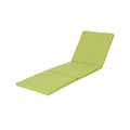 Green Water Resistant Fabric Chaise Lounge Cushion B1595