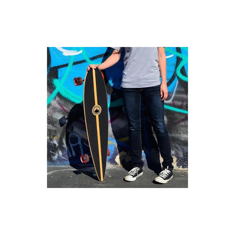 Black Digital Wave Longboard Complete W287