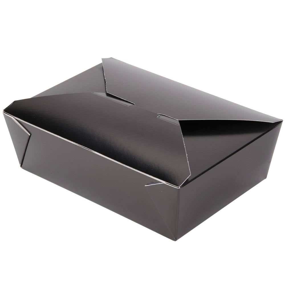 66 oz Black Paper Food Container N54918