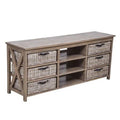 Solid Wood TV Stand S644966
