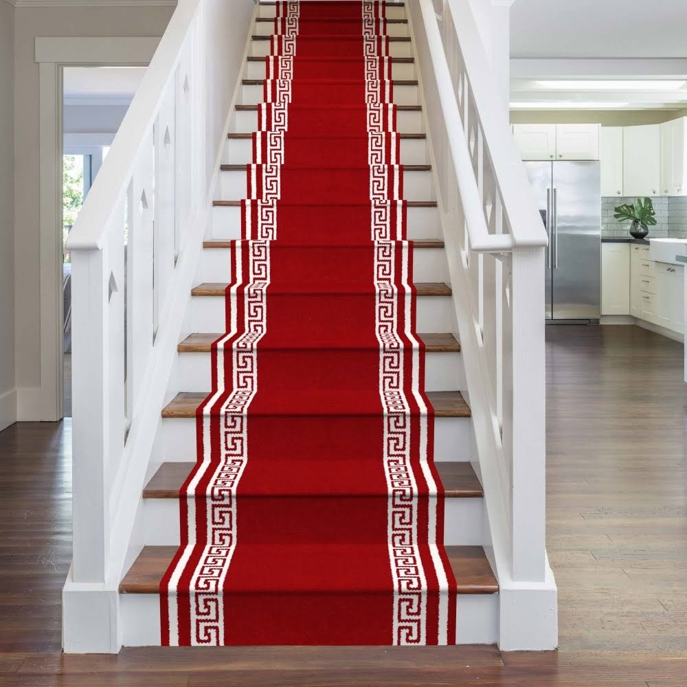 Red Stair Carpet Runner 3 Foot Y45166