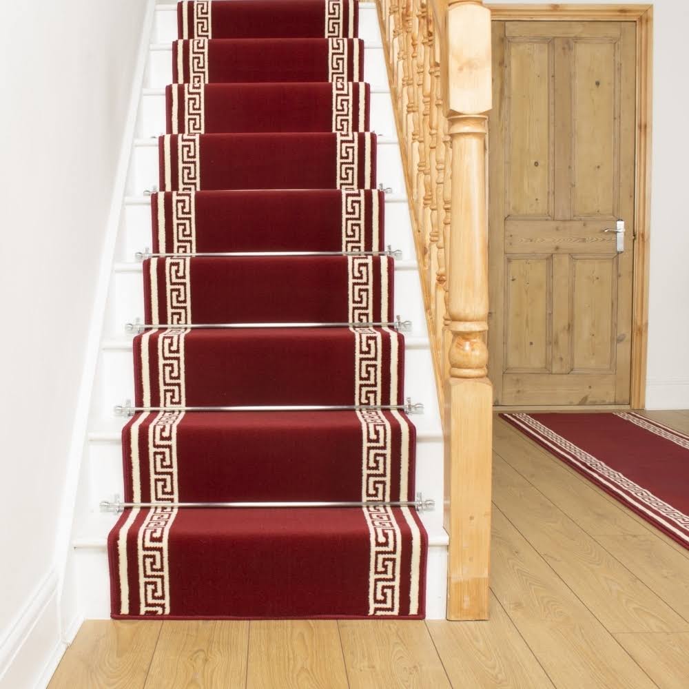 Red Stair Carpet Runner 3 Foot Y45166