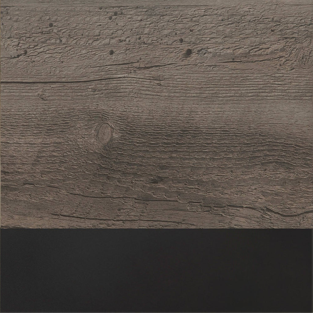 3-Piece X-Frame Entertainment Wall - Driftwood / Black Metal G2553