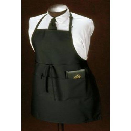 Hunter Green Three Pocket Bib Apron - 12 Count X76382