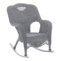 Patio Rocker Resin Wicker Aluminum O365176