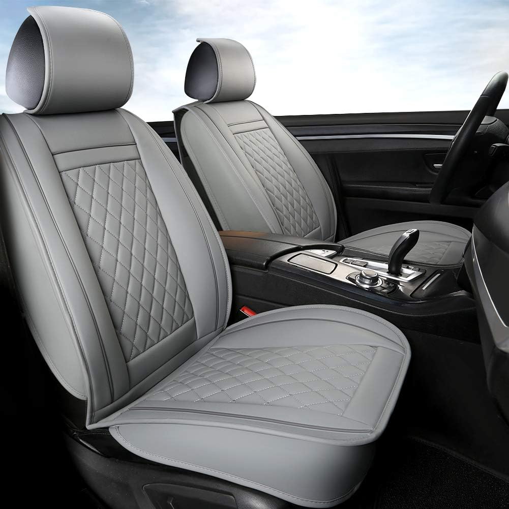 Gray Car Seat Covers Full Set Pack of 2 S70437