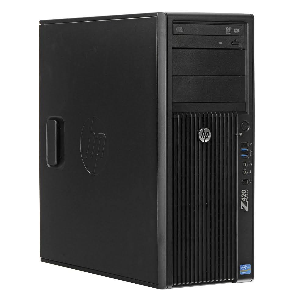 HP Z420 Workstation E5-1650v2 Six Core 3.5Ghz 32GB 512gb SSD K4000 Win 10 S932741