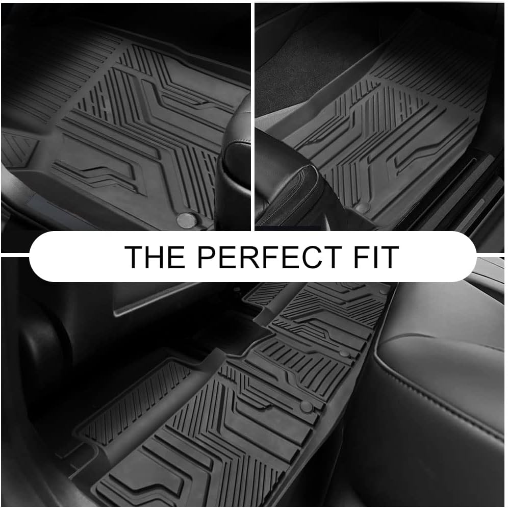 Black Rubber Floor Liner for Chevrolet Equinox B1493