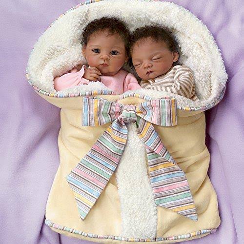 13-Inch Realistic Newborn African-American Baby Doll C58295